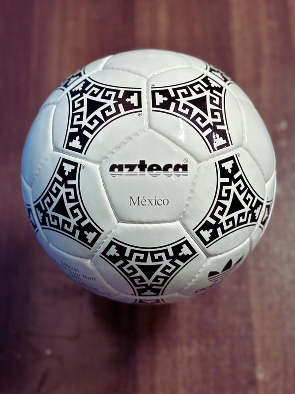 Adidas Azteca FIFA World Cup Mexico 1986 Soccer Ball Match Ball Size 5