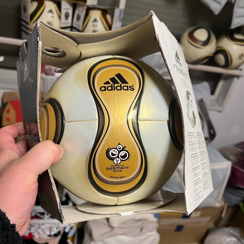 Adidas TEAMGEIST Gold FIFA World Cup 2006 Germany Official Ball Berlin Display