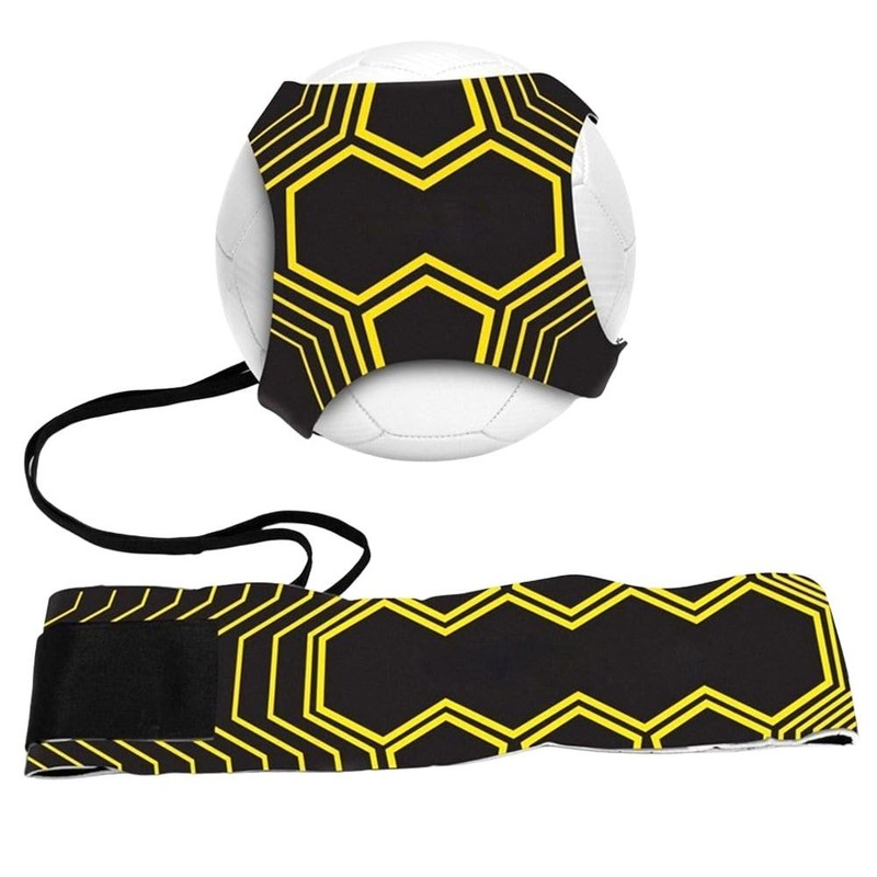 Football Kick Trainer Soccer Training Aids Hands Free Throw Sole Practice Equ…