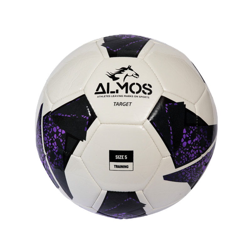 Almos Target Soccer Ball Bright Purple