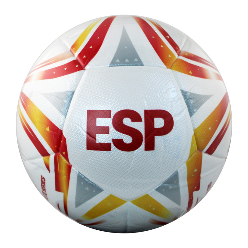 Size 5 Soccer Ball Spain Flag Design Training Match Football PU Durable
