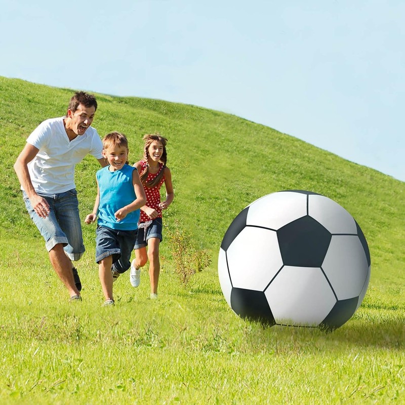 Giant Inflatable Soccer Ball - Vinyl, 2.5 ft gallery