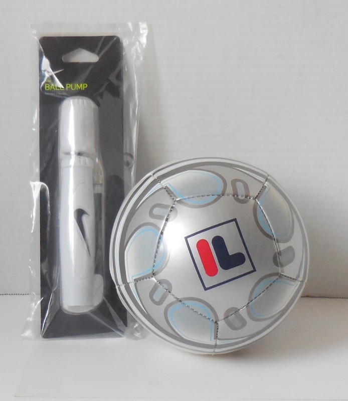 FILA Mini 12P Soccer Ball Size 1 + Nike Bonus Ball Pump New