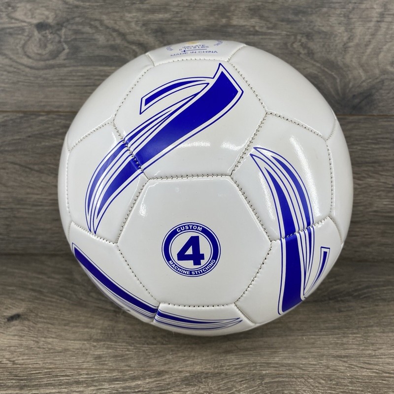 Champion Sports Viper Size 4 Soccer Ball White Blue gallery