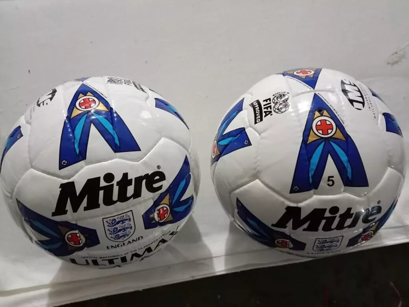 2Pcs Mitre Ultimax Premier League Perfect Choice Mach Level Footballs Size 5