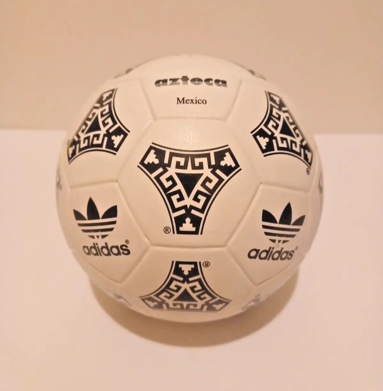 adidas Azteca World Cup 1986 Mexico Mini Soccer Ball (SIZE 1)