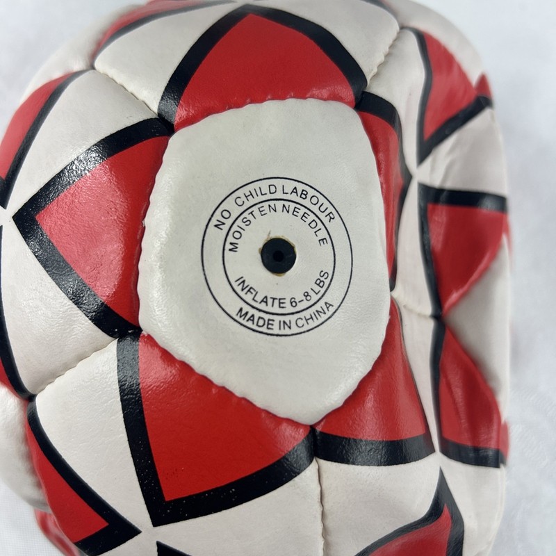 Maqson Optima- Size 4 Soccer Ball–Red/White/Black 32-Panel Professional Football gallery