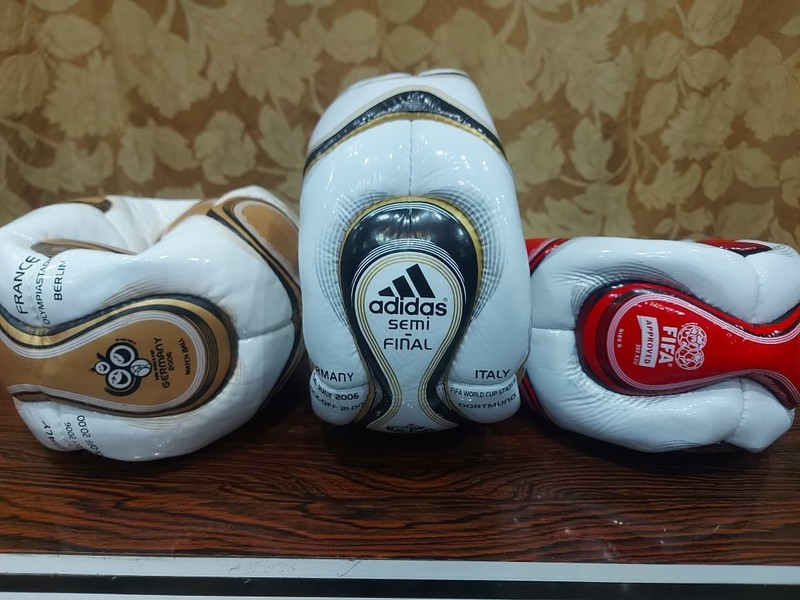 Set of 3 Teamgeist Official Germany FIFA World Cup 2006 Soccer Match Ball Size 5