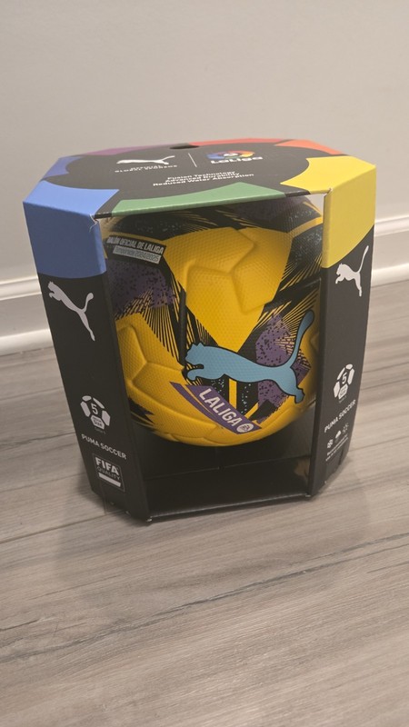 New Puma Orbita 2024 2025 La Liga Spain Official Match Soccer Ball Yellow