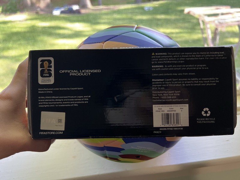 FIFA World Cup 2026 Machine Stitched Soccer Ball - Size 5 FIFA Amplified gallery