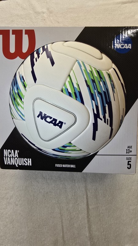 Wilson NCAA Vanquish Fused Match Soccer Ball Size 5 Brand New