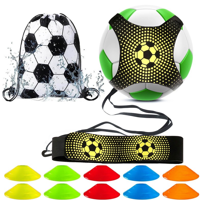 Football Training Set Soccer Kick Coach Soccer Kick Coach with Soccer Hat...