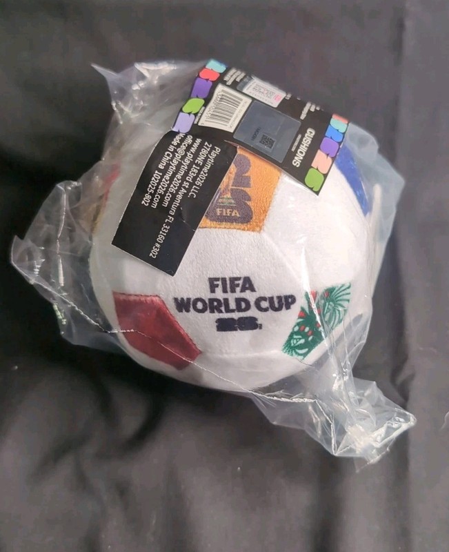 FIFA World Cup 2026 Soccer Ball Plush Official 4.7 Inch Soccer Plush Cushions