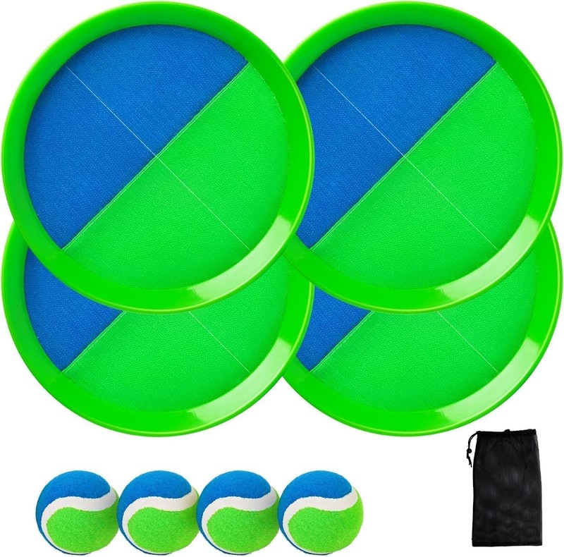 Hook and Loop Ball Game Throwing Game Waterproof Ball Kids 312 Years Old Set of 2 Beach…