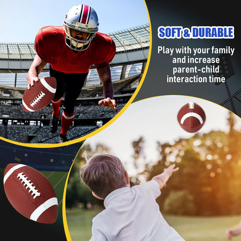 8 Pcs Sports Balls Set Include Basketball Football Soccer Volleyball with 2 Spor gallery