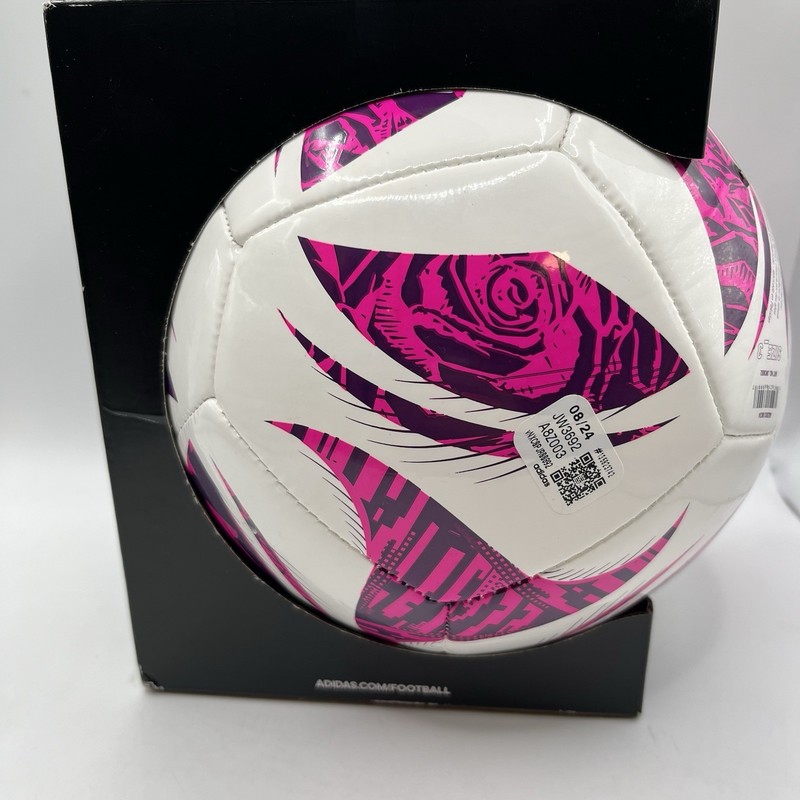 Adidas MLS Club Soccer Ball Size 3 Pink White Match Ball Replica gallery