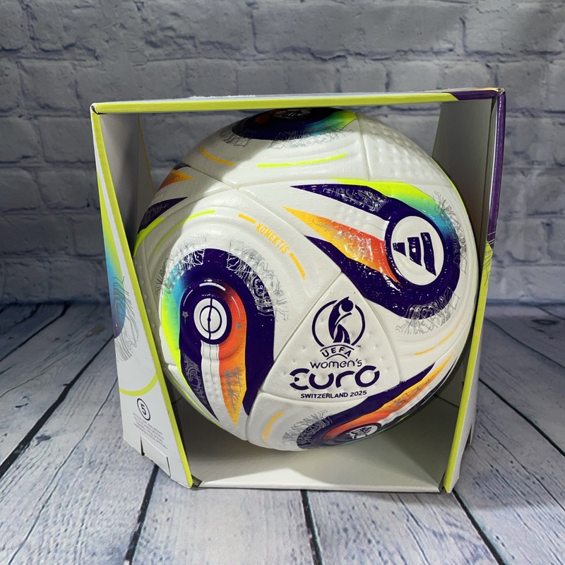 Adidas Women’s Euro UEFA 25 Pro Official Match Soccer Ball White JH1261 Size 5