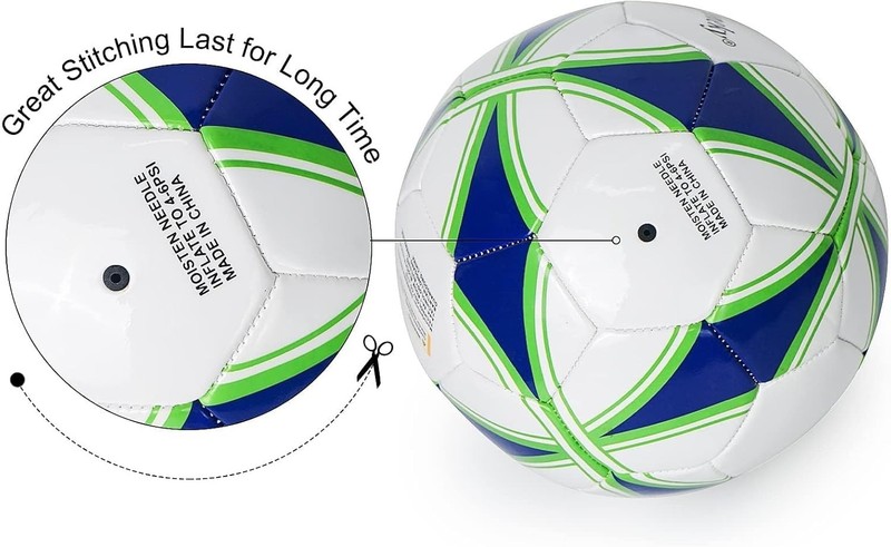 Lightweight Soccer Ball with Pump - Perfect for Recreational Play & Adults gallery