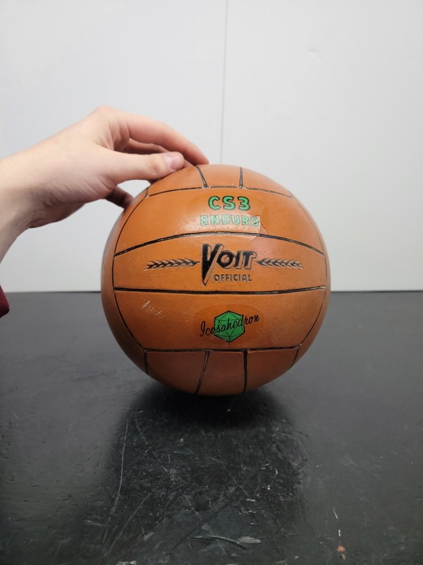 Vintage Voit CS3 Sport Ball Volley / Kickball Official Icosahedron