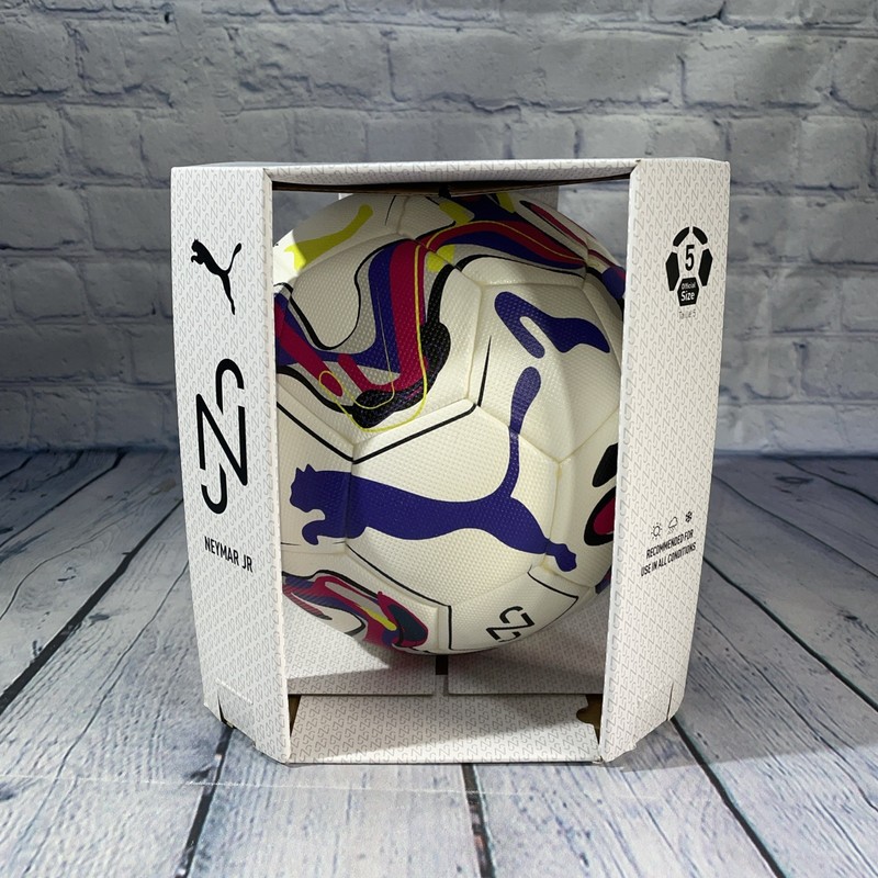 Puma Neymar JR Performance Soccer Ball White Way 1 084078 01 Size 5