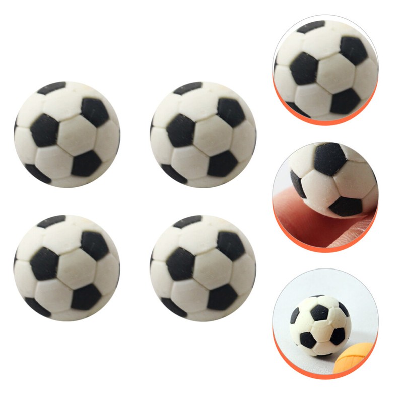 4pcs Mini House Soccer Ball Decorations Soccer Ball Ornaments House Decors