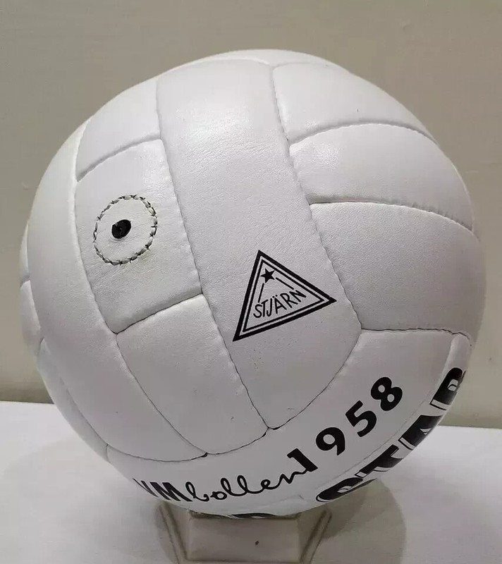 FIFA World Cup 1958 Top Star Genuine Leather Official Match Ball Size 5 gallery