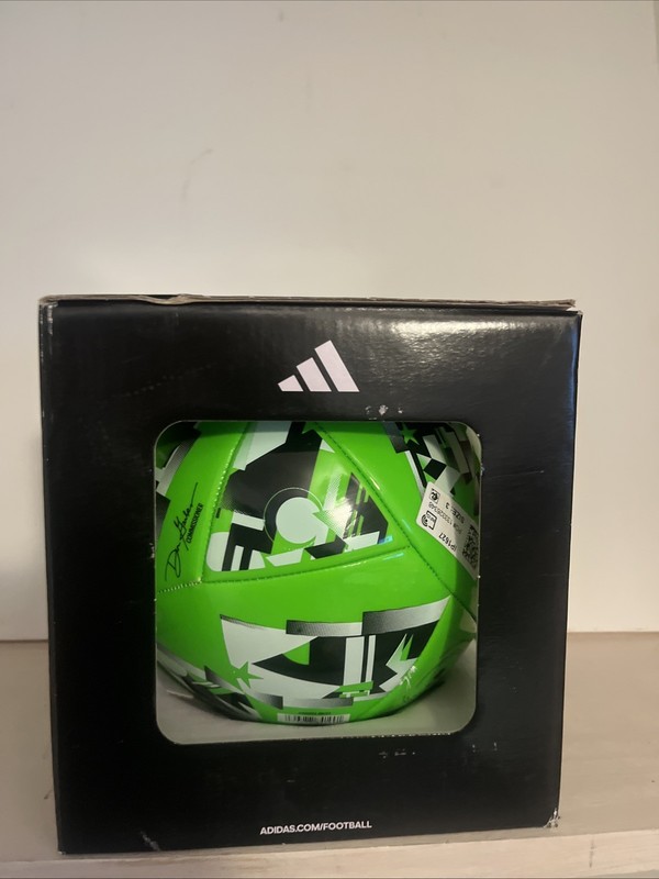 New adidas MLS Club Soccer Ball Size 3 Green/White/Black gallery