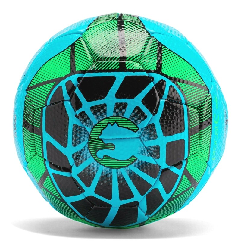 Puma ProCat Geomax Green Black Blue Competition Soccer Ball Official Sz 4 or 5