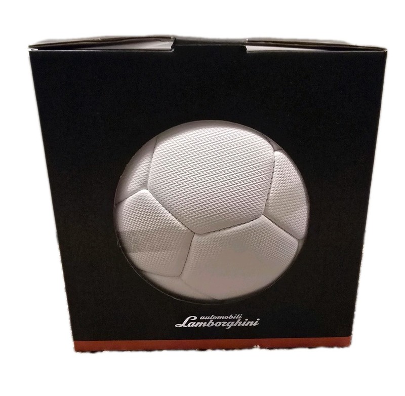 Automobili Lamborghini White Silver Soccer Ball Size 5 PVC Rubber BRAND NEW gallery