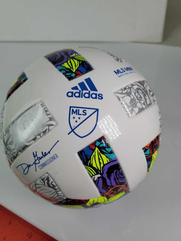 Adidas MLS Mini Match Ball Replica Size 1 Soccer Ball White H57824 Minnesota Lea gallery