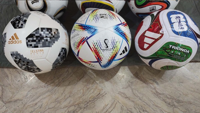 Adidas Official Fifa World Cup Match Soccer Ball History Set 1970-2026 Size 5 gallery
