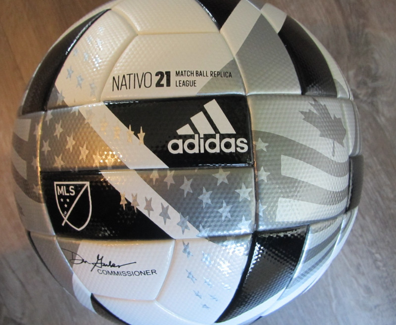 Adidas MLS Nativo League MatchBall replica White/Black NFHS Approved FIFAQuality