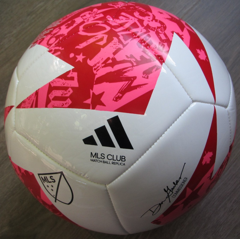 ADIDAS MLS (MAJOR LEAGUE SOCCER) SOCCER BALL SIZE 5 club Replica ball NEW