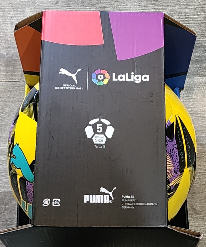 Puma Orbita Laliga1 FIFA Quality Pro Football Soccer Ball Sports Size 5 Yellow