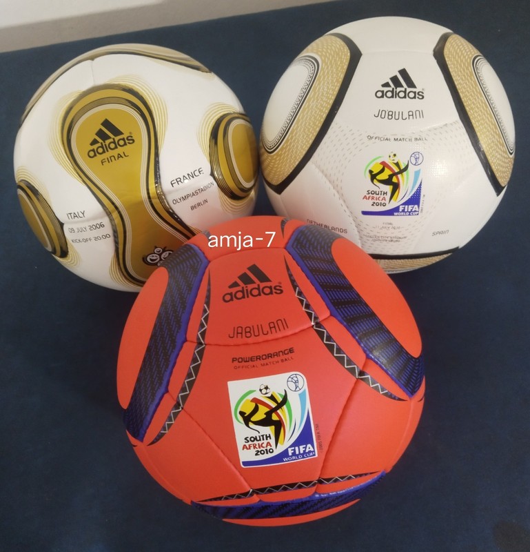 3X Adidas Jabulani 2010 Match Ball FIFA World Cup Soccer Ball Size 5