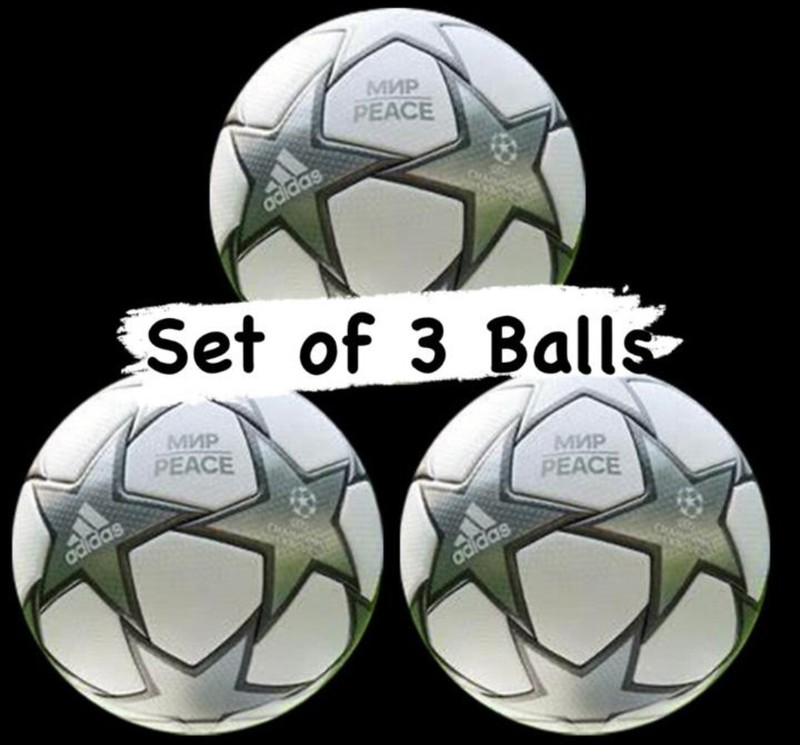 Lot Of 3 Adidas Official Match Ball 2022 Champions League Final RARE Ball size 5
