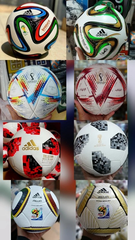 Adidas FIFA World Cup Official Match Balls Lot of 8 Size 5 replica ball