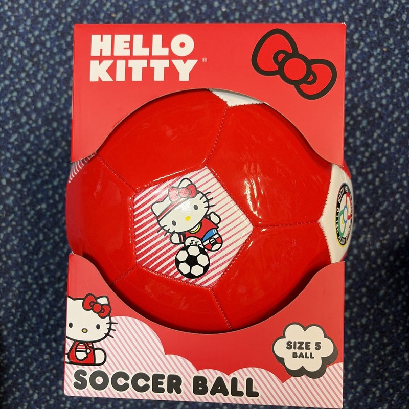 Hello Kitty Red Soccer Ball – Size 5 – 26.8 inches