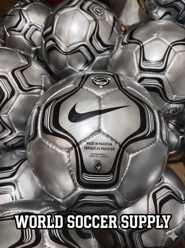 Nike Chrome Scorpion || Official Match Football | Ultra Rear Nike Sz 5 Lot of 10