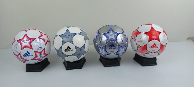 Mini Soccer Balls 4 Pcs Set adidas Champions League Size 1