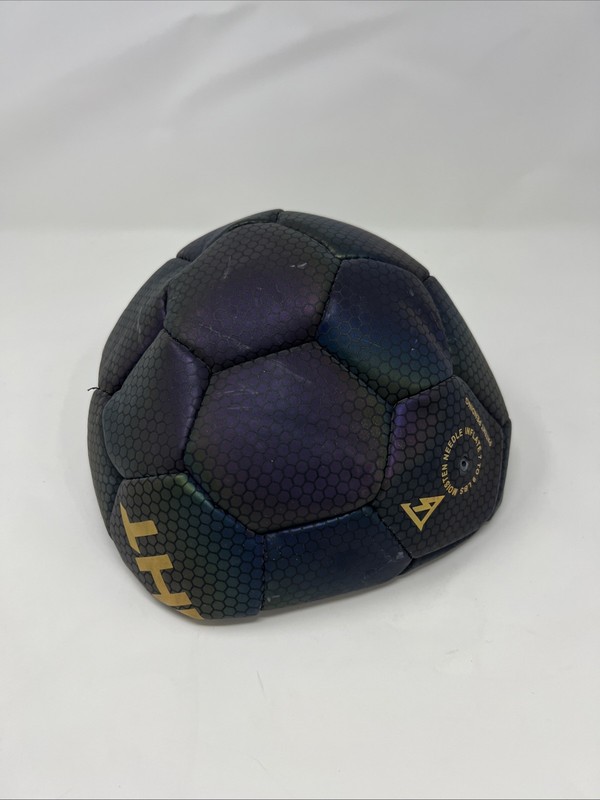 The Bright Luminous Soccer Ball – Reflective Holographic Leather