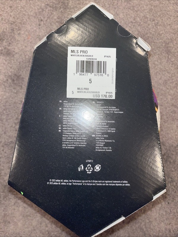 Adidas MLS Pro 2024 Official Match Game Soccer Ball Size 5 IP1625 $170 gallery