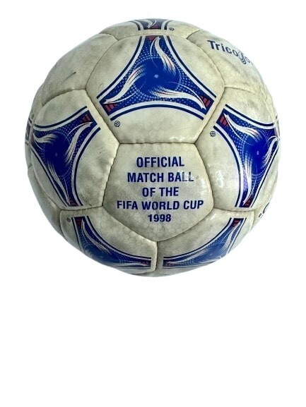 MATCH BALL UNWASHED FIFA WORLD CUP 1998 FRANCE MADE IN MOROCCO