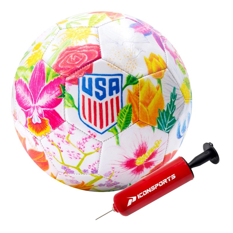Officially Licensed US Soccer Federation Soccer Ball - USSF149BL White Size 5
