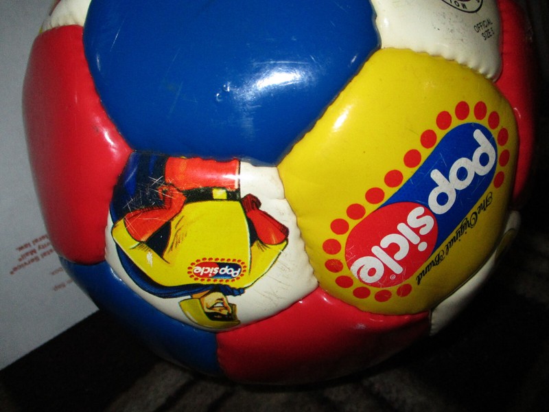 Popsicle Brand - Popsicle Man Super Hero - Soccer Ball Official Size 5 - Vintage gallery