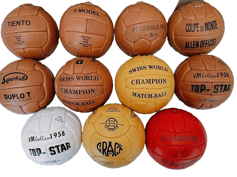 Historical Leather Ball set 11 pcs FIFA World Cup 1930-1966 Leather - Size 1 gallery