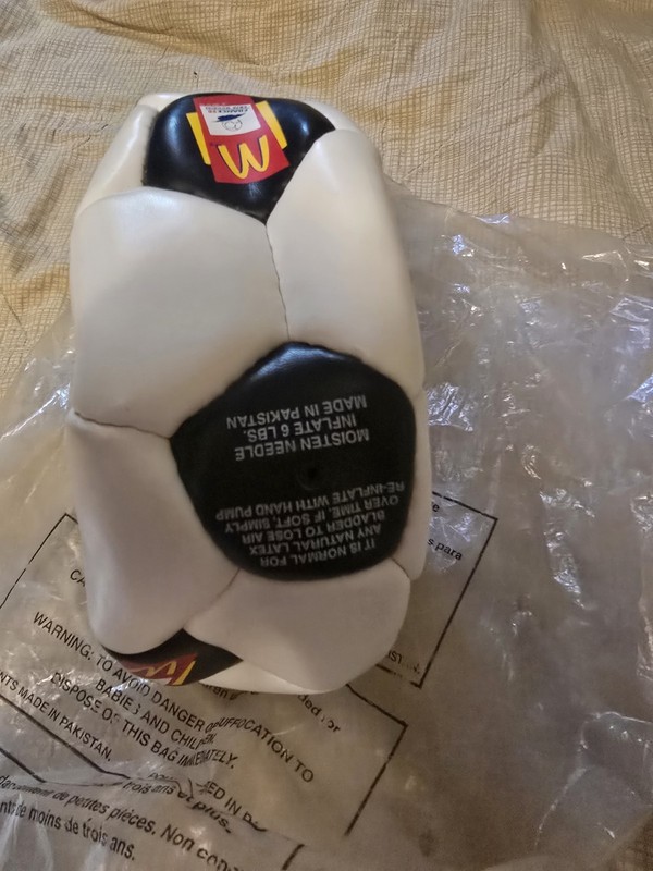 France 98 WORLD CUP Coca-Cola / McDonalds Promotional Soccer Ball Inflatable gallery