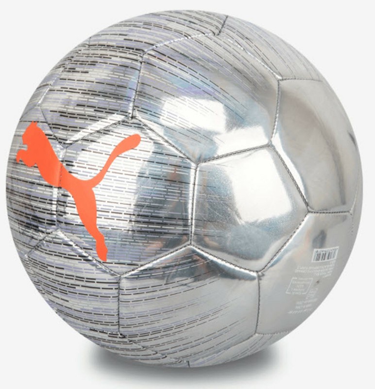 PUMA Trace Round Soccer Ball Silver Football Futsal Training SZ5 Balls 08349901