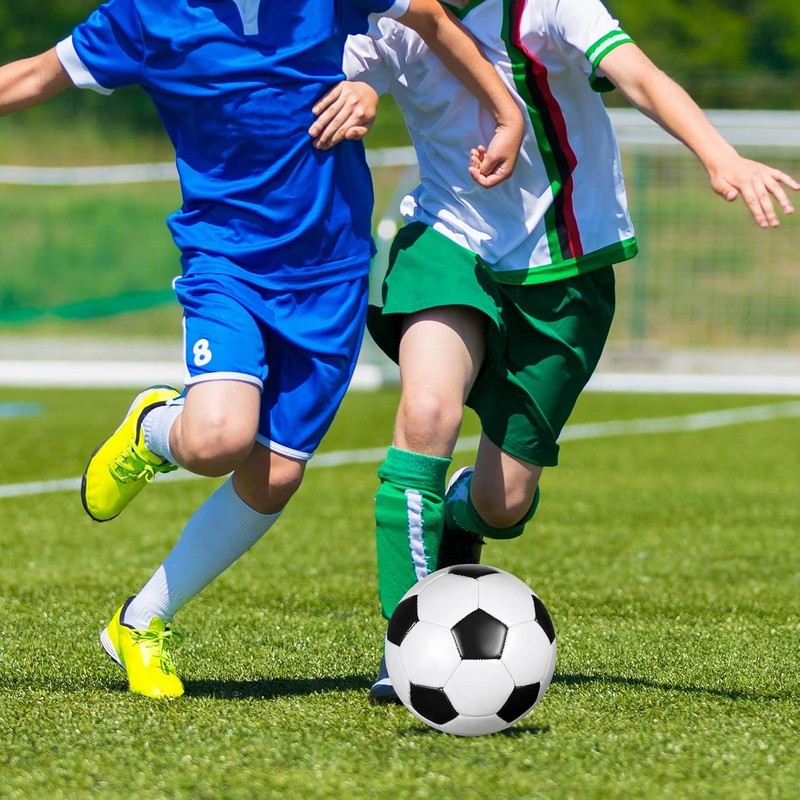 Bulk Soccer Balls Set with Pump - Sizes 4 & 5 - Deflated Training Balls gallery