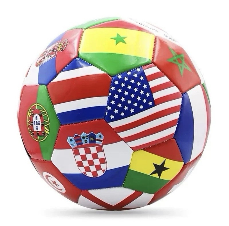 Official Champions League Like FIFA Soccer Ball Size 5 World Flag USA
